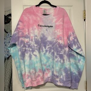 Taylor Swift Inspired Lover There’s a Dazzling Haze Tie-Dye Sweatshirt